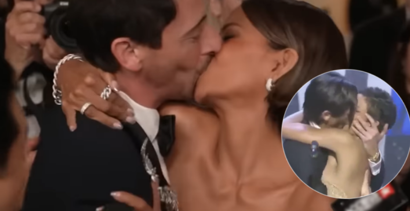 Halle Berry dhe Adrien Brody rikthejnë puthjen ikonike në Oscars, pas 21 vjetësh